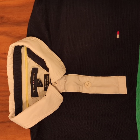 Tommy Hilfiger long sleeve polo size L - Picture 3 of 12